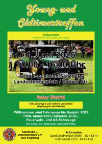 Flyer Young- und Oldtimertreffen 2025 